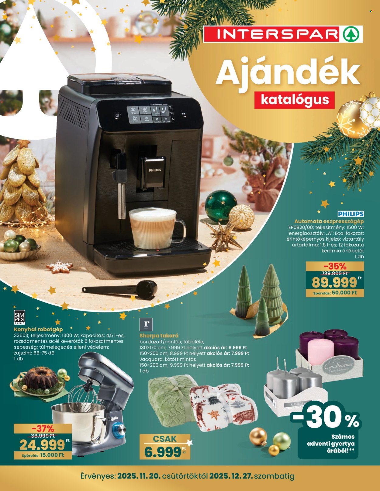 INTERSPAR akciós újságok - 2025.11.20 - 2025.12.27. Oldal 1