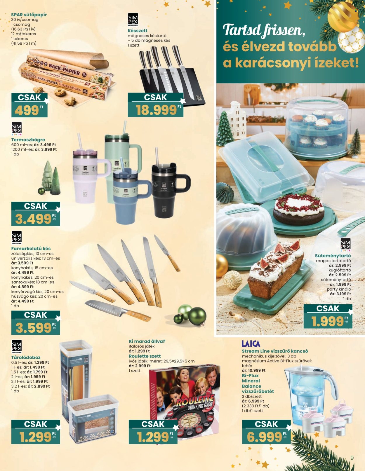 INTERSPAR akciós újságok - 2025.11.20 - 2025.12.27. Oldal 9