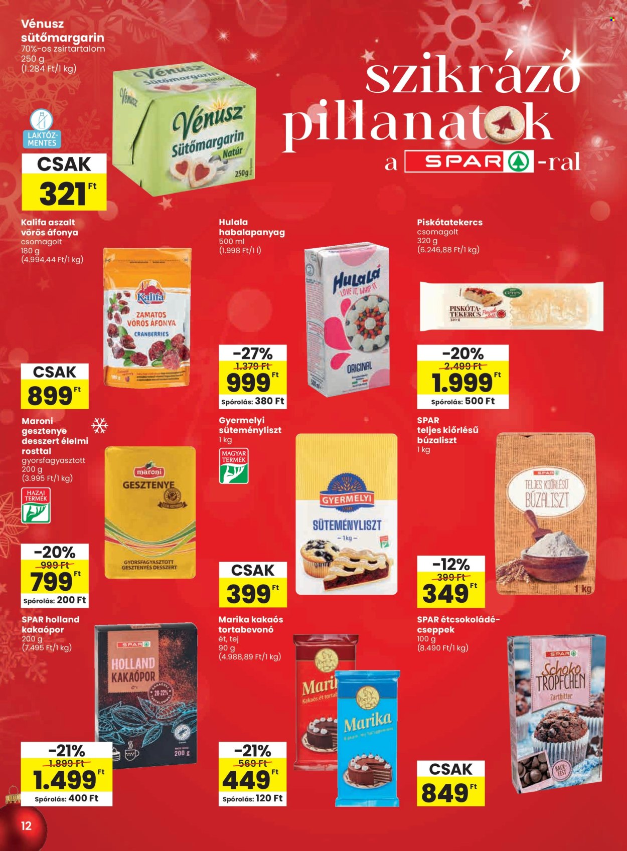 SPAR akciós újságok - 2025.11.27 - 2025.12.03. Oldal 12