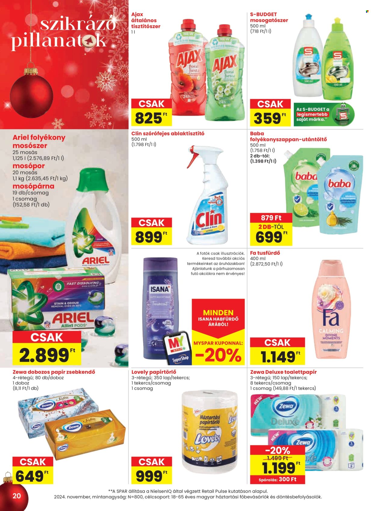 SPAR akciós újságok - 2025.11.27 - 2025.12.03. Oldal 20