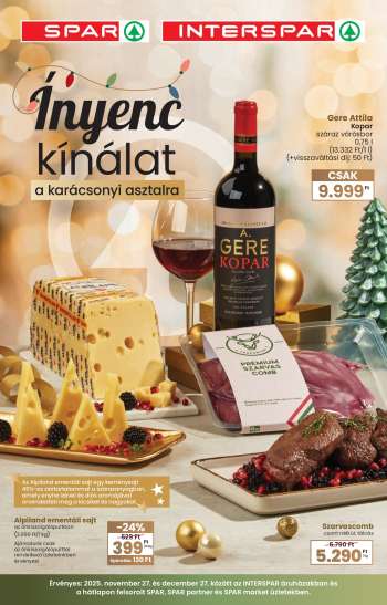 Újság SPAR - 2025.11.27 - 2025.12.27.