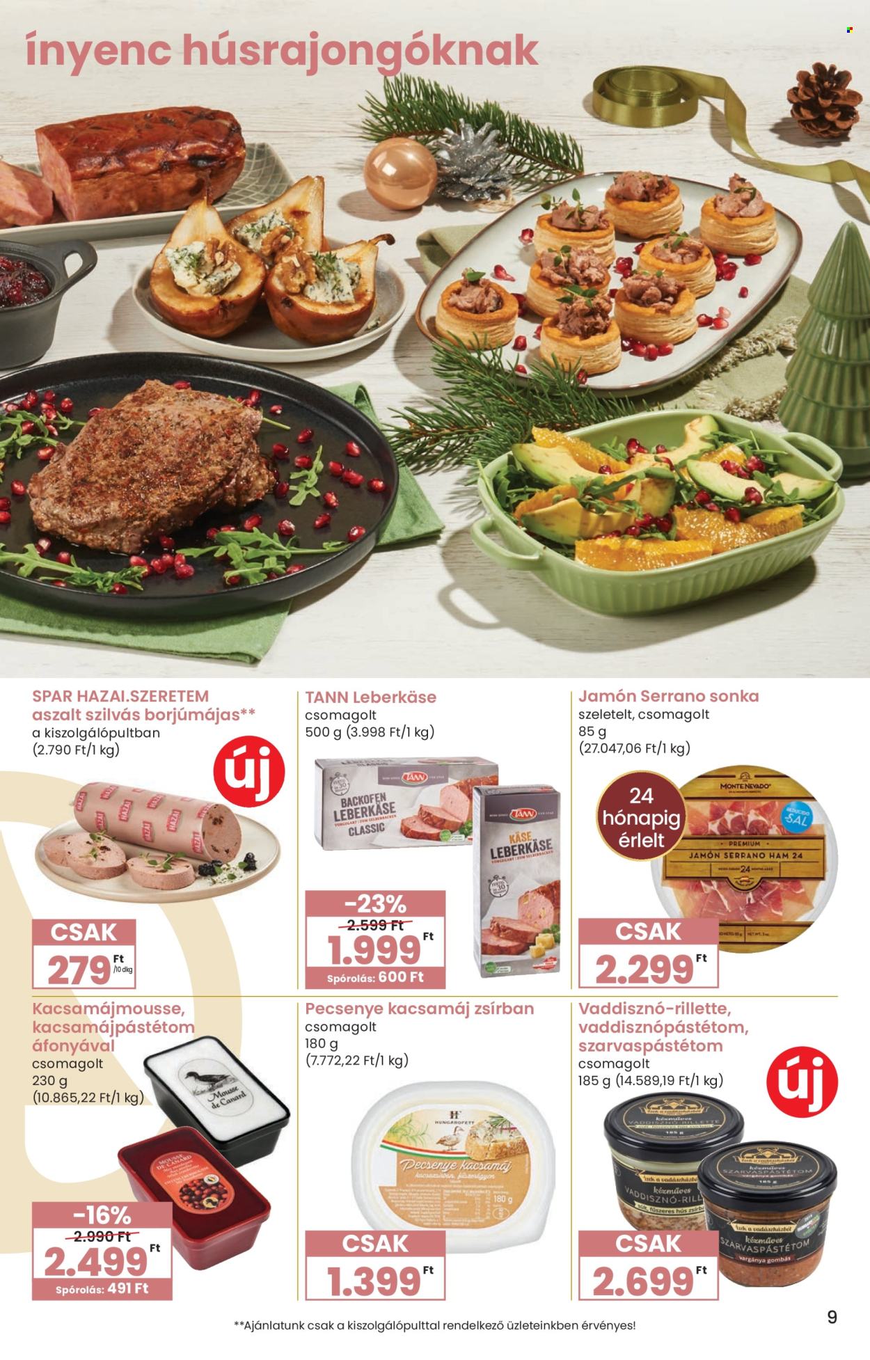 SPAR akciós újságok - 2025.11.27 - 2025.12.27. Oldal 9