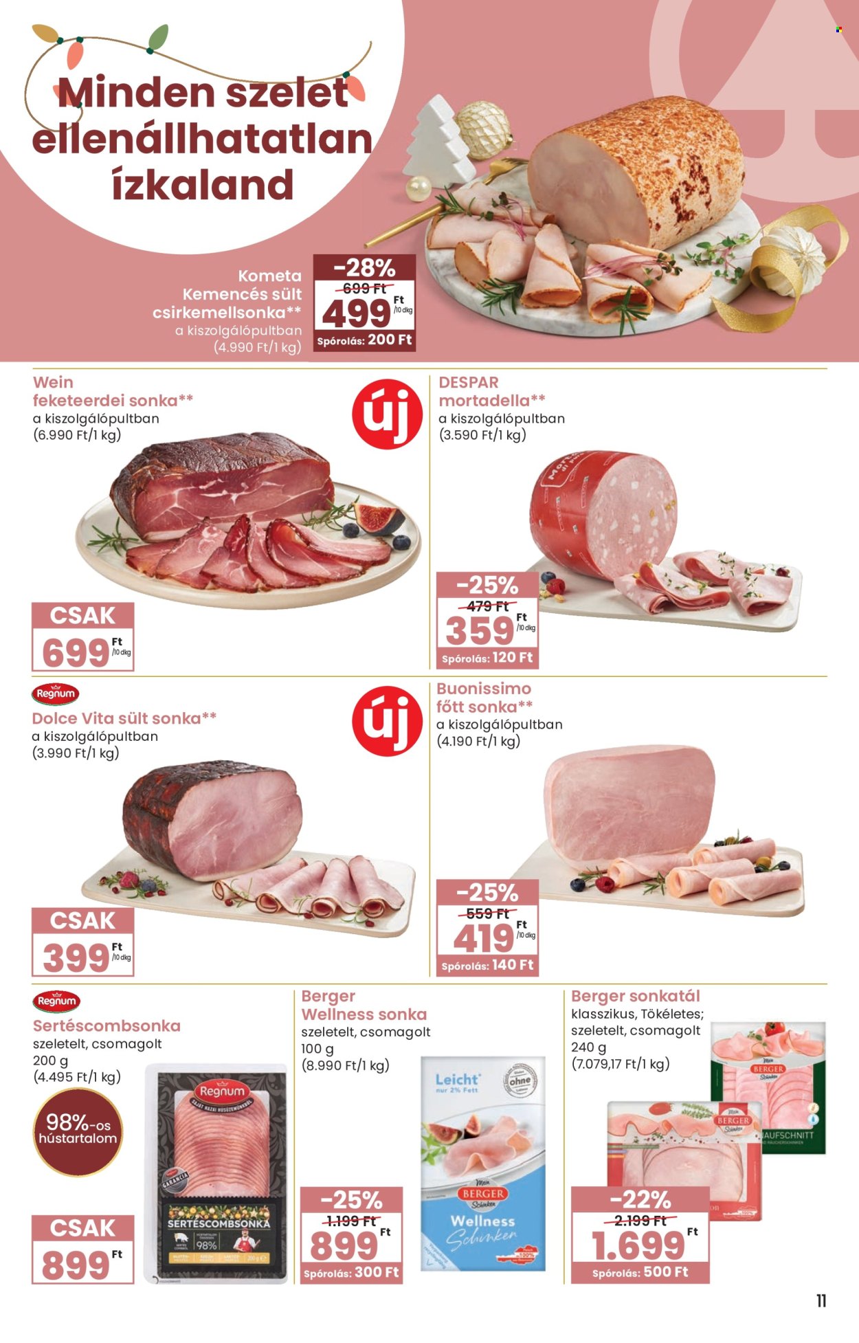 SPAR akciós újságok - 2025.11.27 - 2025.12.27. Oldal 11