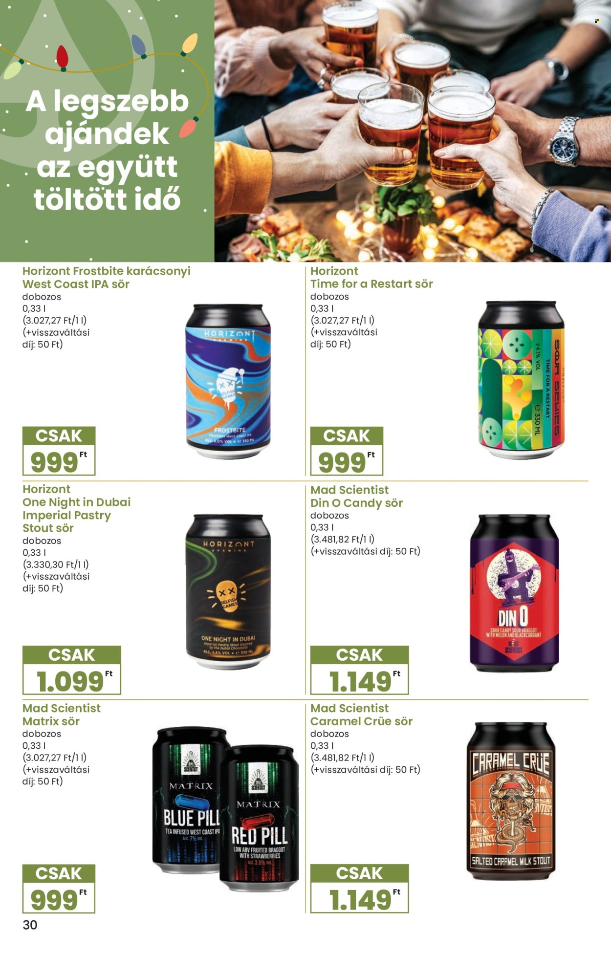 SPAR akciós újságok - 2025.11.27 - 2025.12.27. Oldal 30