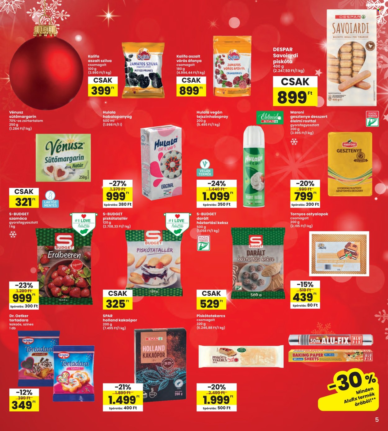 INTERSPAR akciós újságok - 2025.11.27 - 2025.12.03. Oldal 5