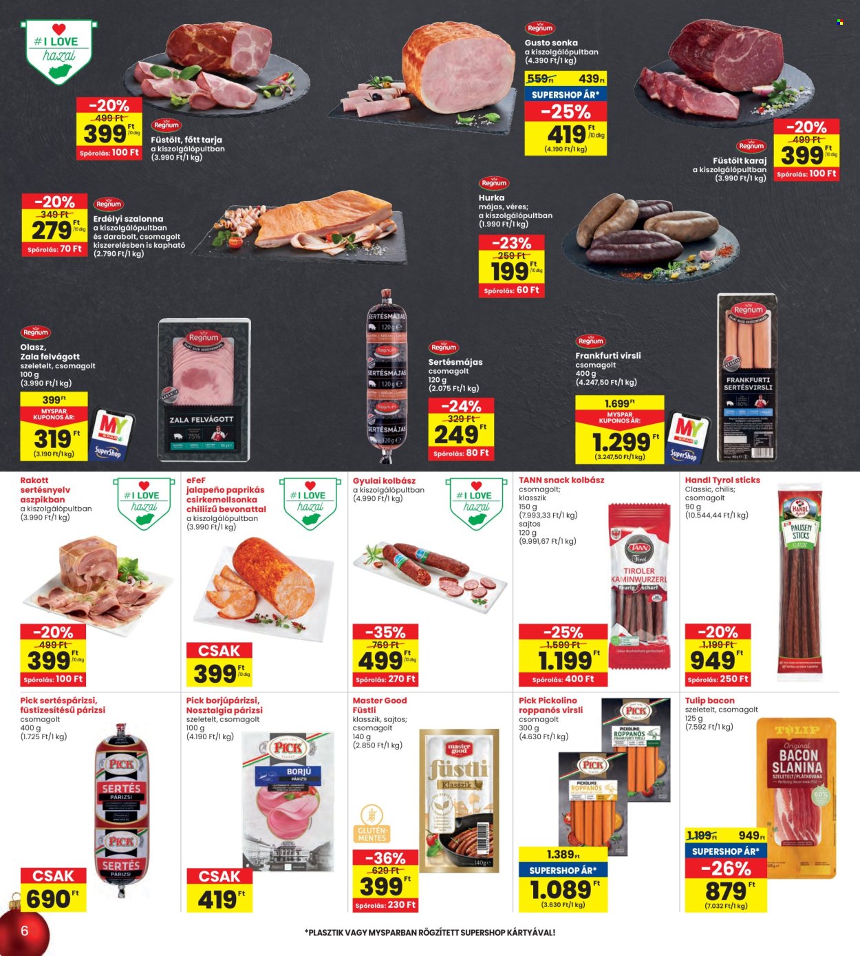 INTERSPAR akciós újságok - 2025.11.27 - 2025.12.03. Oldal 6
