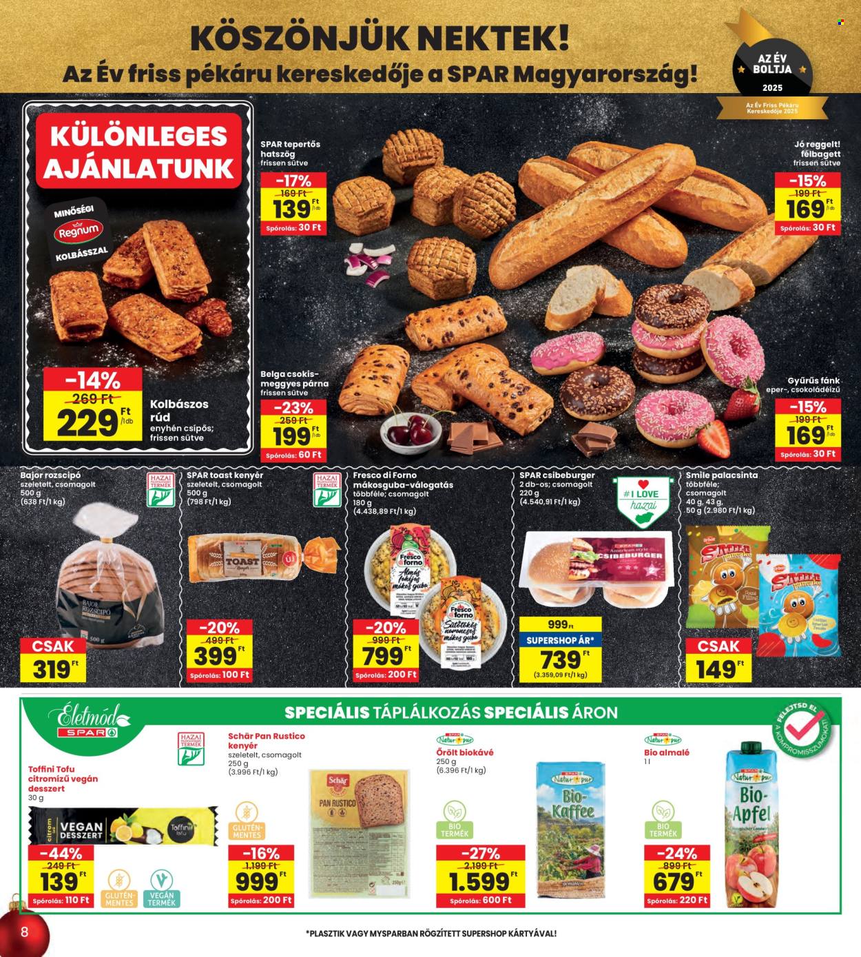 INTERSPAR akciós újságok - 2025.11.27 - 2025.12.03. Oldal 8