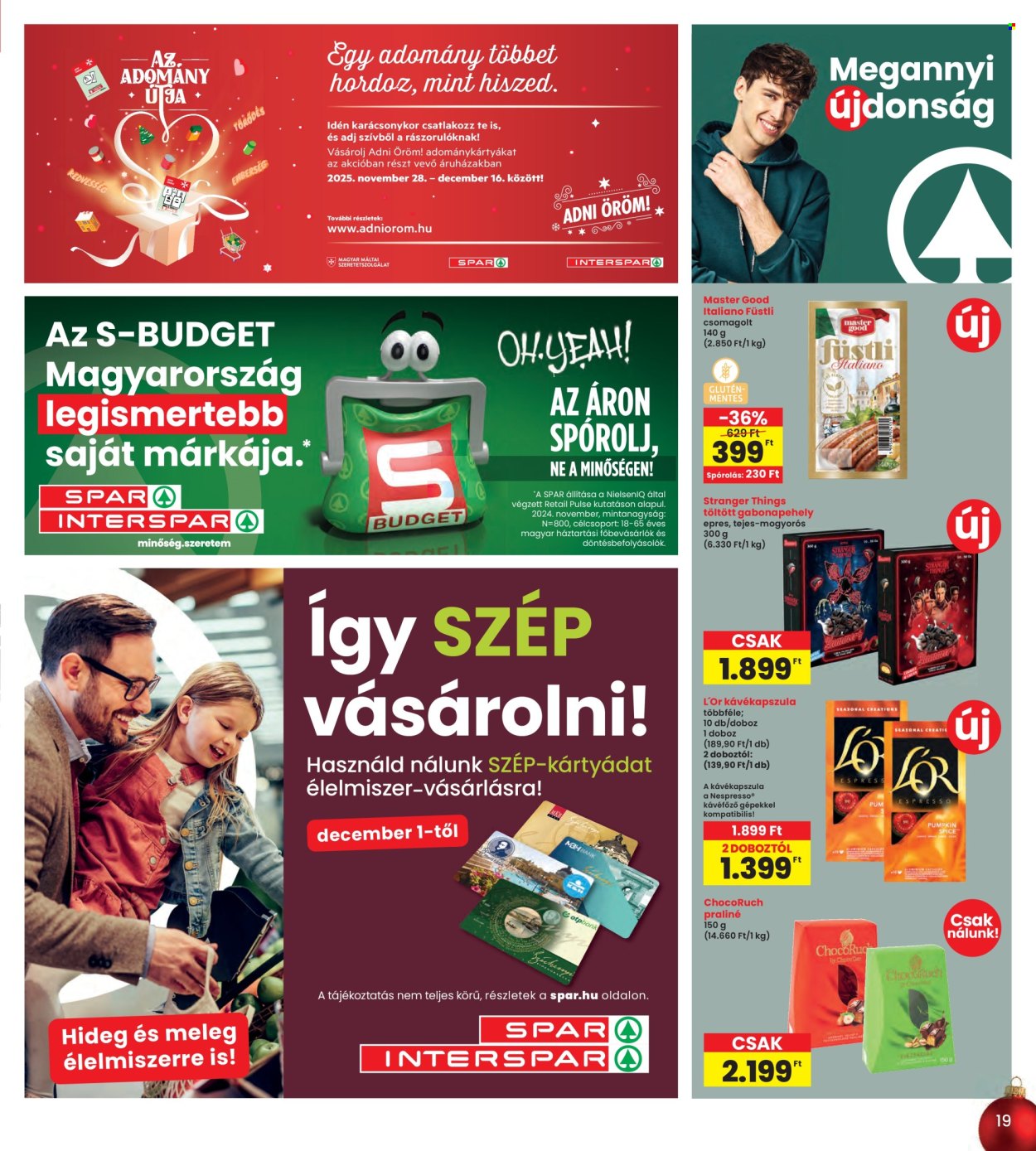 INTERSPAR akciós újságok - 2025.11.27 - 2025.12.03. Oldal 19