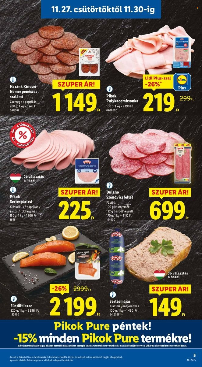 Lidl akciós újságok - 2025.11.27 - 2025.12.03. Oldal 5