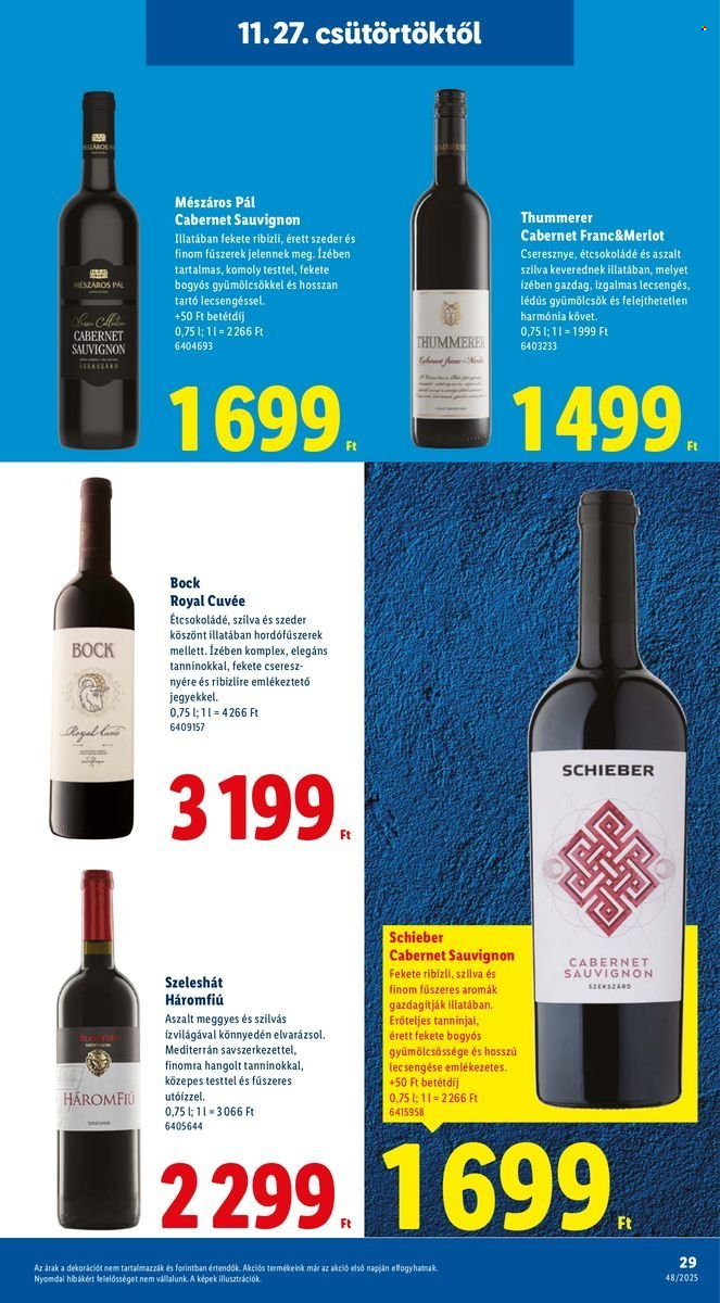 Lidl akciós újságok - 2025.11.27 - 2025.12.03. Oldal 29