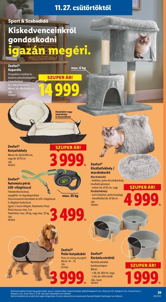 Lidl akciós újságok - 2025.11.27 - 2025.12.03. Oldal 39