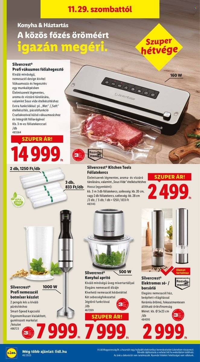 Lidl akciós újságok - 2025.11.27 - 2025.12.03. Oldal 44