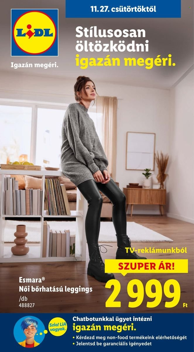 Lidl akciós újságok - 2025.11.27 - 2025.12.03. Oldal 1