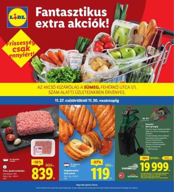 Újság Lidl - 2025.11.27 - 2025.11.30.