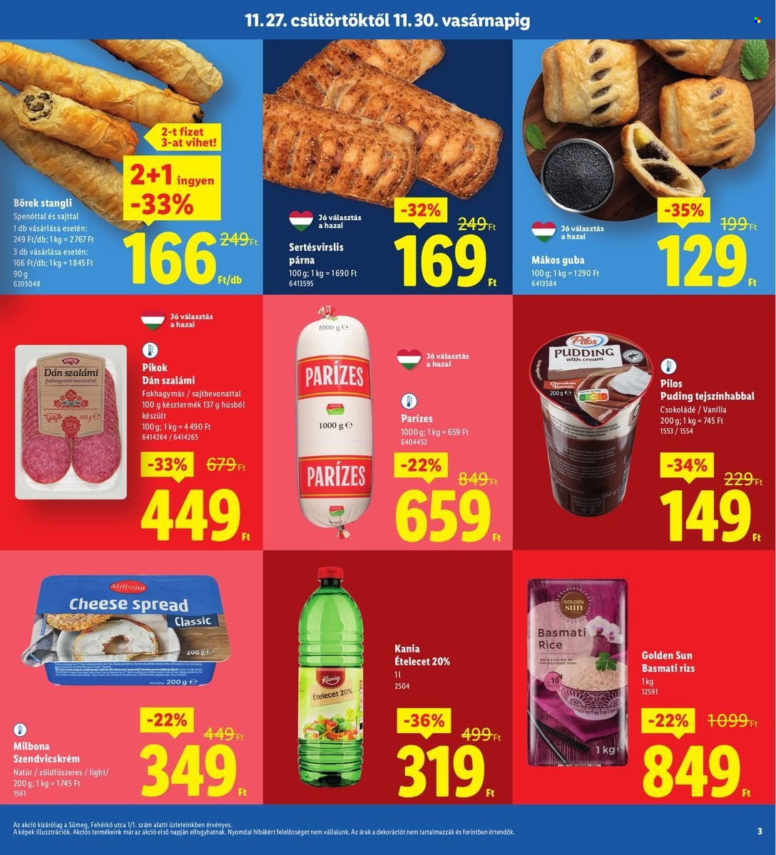 Lidl akciós újságok - 2025.11.27 - 2025.11.30. Oldal 3