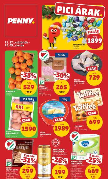 Újság Penny Market - 2025.11.27 - 2025.12.03.