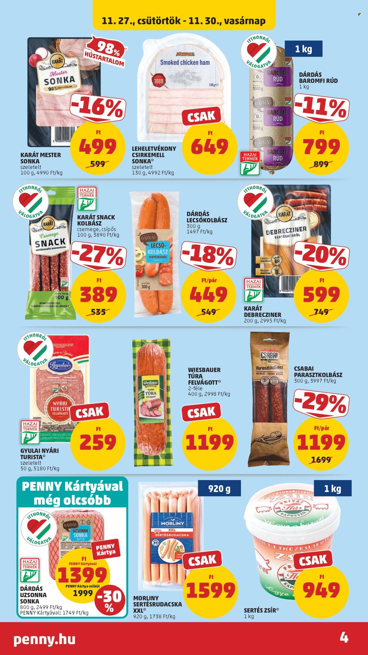 Penny Market akciós újságok - 2025.11.27 - 2025.12.03. Oldal 4