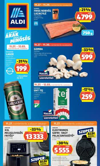 Újság Aldi - 2025.11.27 - 2025.12.03.