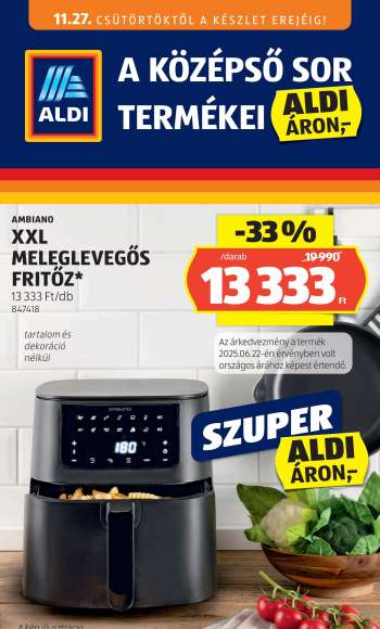 Újság Aldi - 2025.11.27 - 2025.12.03.