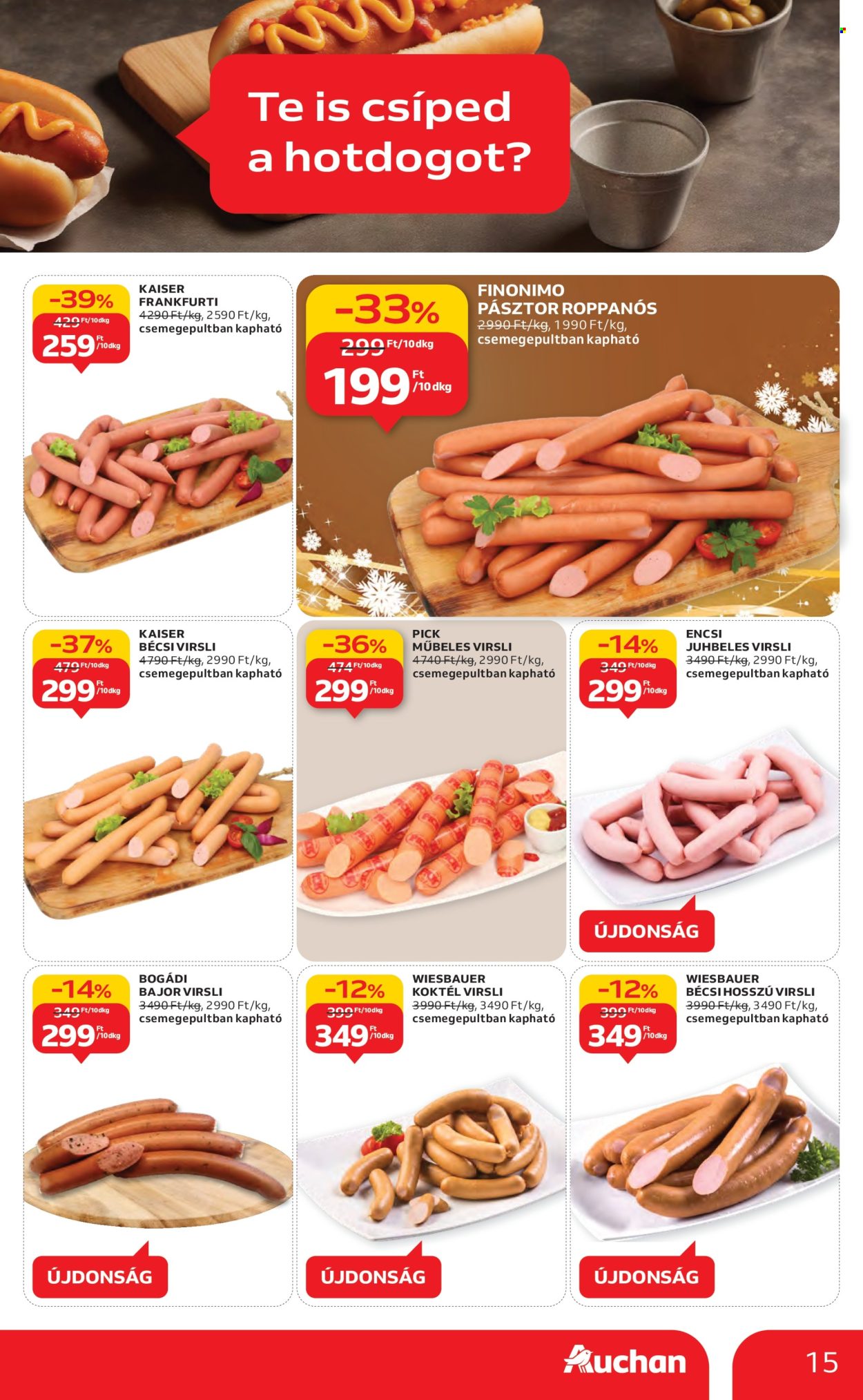 Auchan akciós újságok - 2025.11.27 - 2025.12.03. Oldal 15