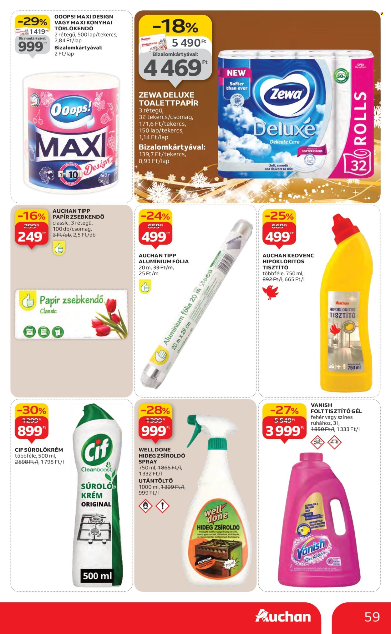 Auchan akciós újságok - 2025.11.27 - 2025.12.03. Oldal 59