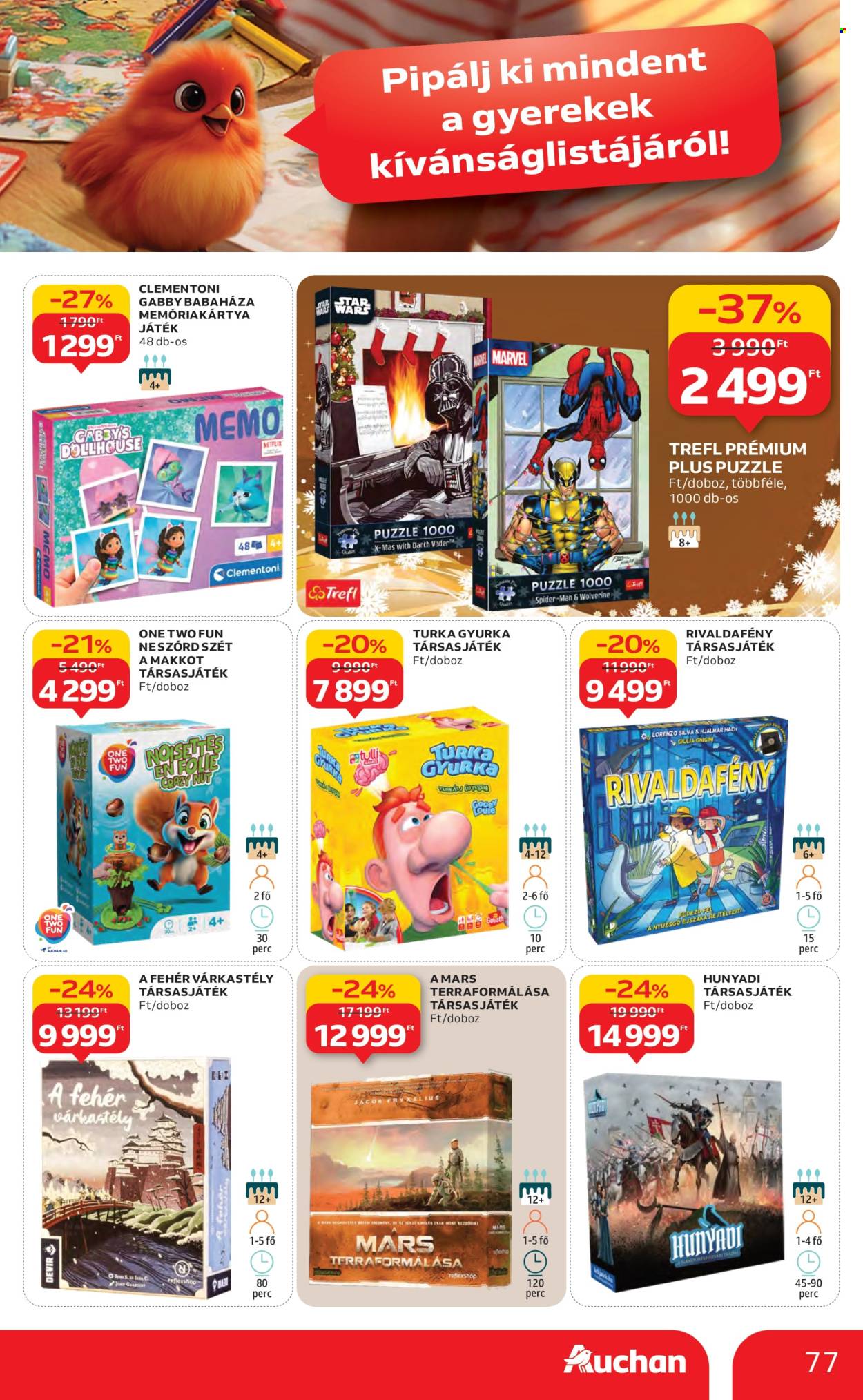 Auchan akciós újságok - 2025.11.27 - 2025.12.03. Oldal 77