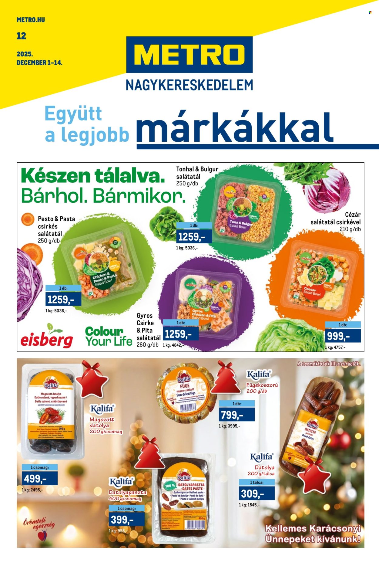 Metro akciós újságok - 2025.12.01 - 2025.12.14. Oldal 1