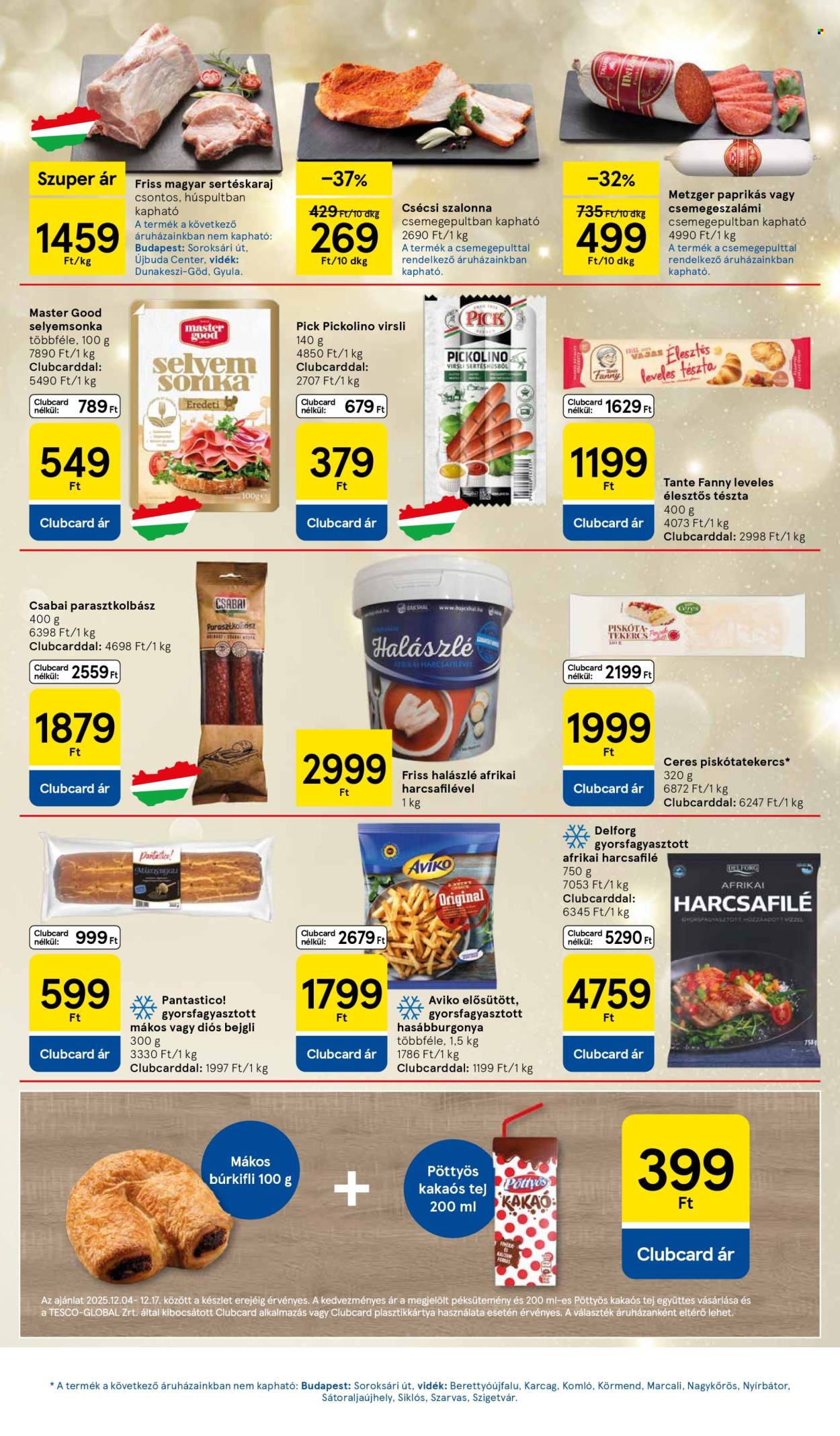 TESCO akciós újságok - 2025.12.04 - 2025.12.10. Oldal 3