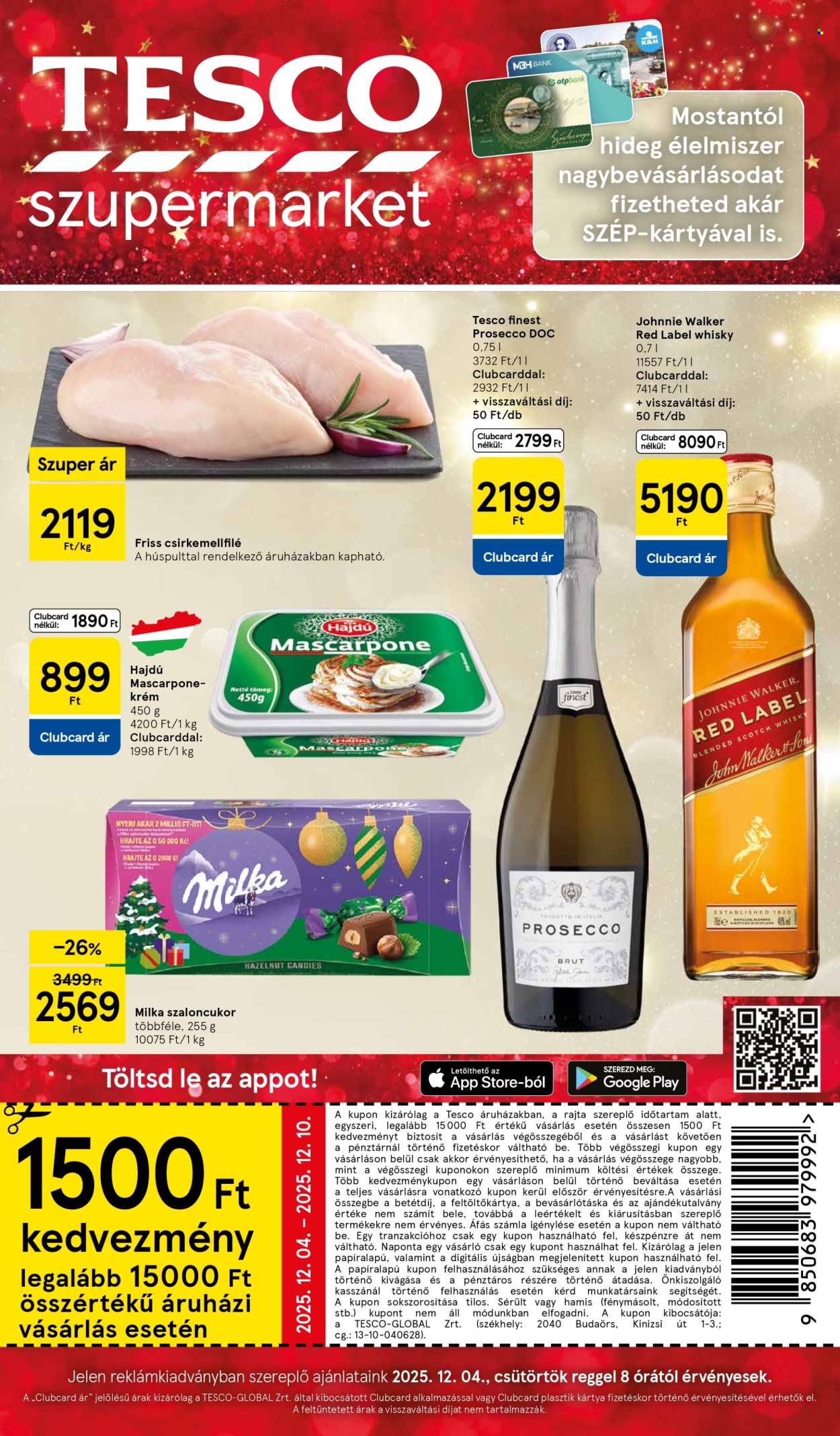 TESCO akciós újságok - 2025.12.04 - 2025.12.10. Oldal 1