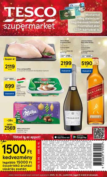 Újság TESCO - 2025.12.04 - 2025.12.10.