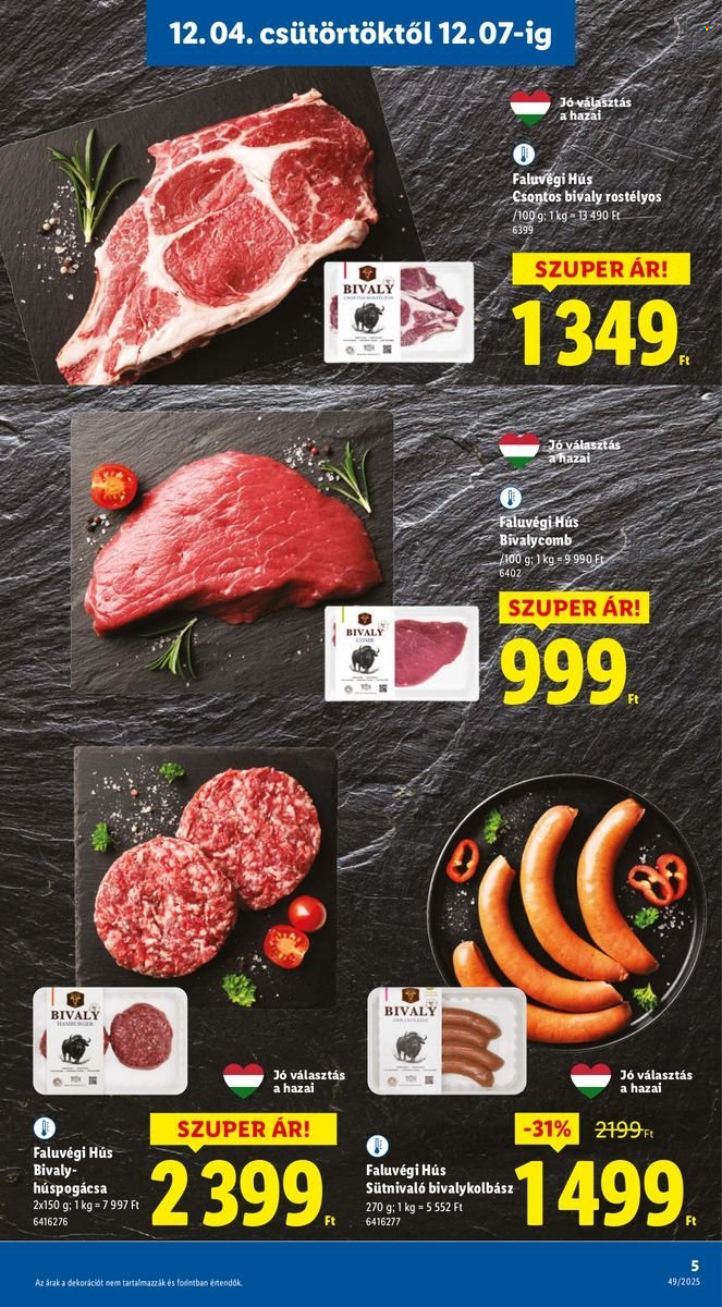 Lidl akciós újságok - 2025.12.04 - 2025.12.10. Oldal 5