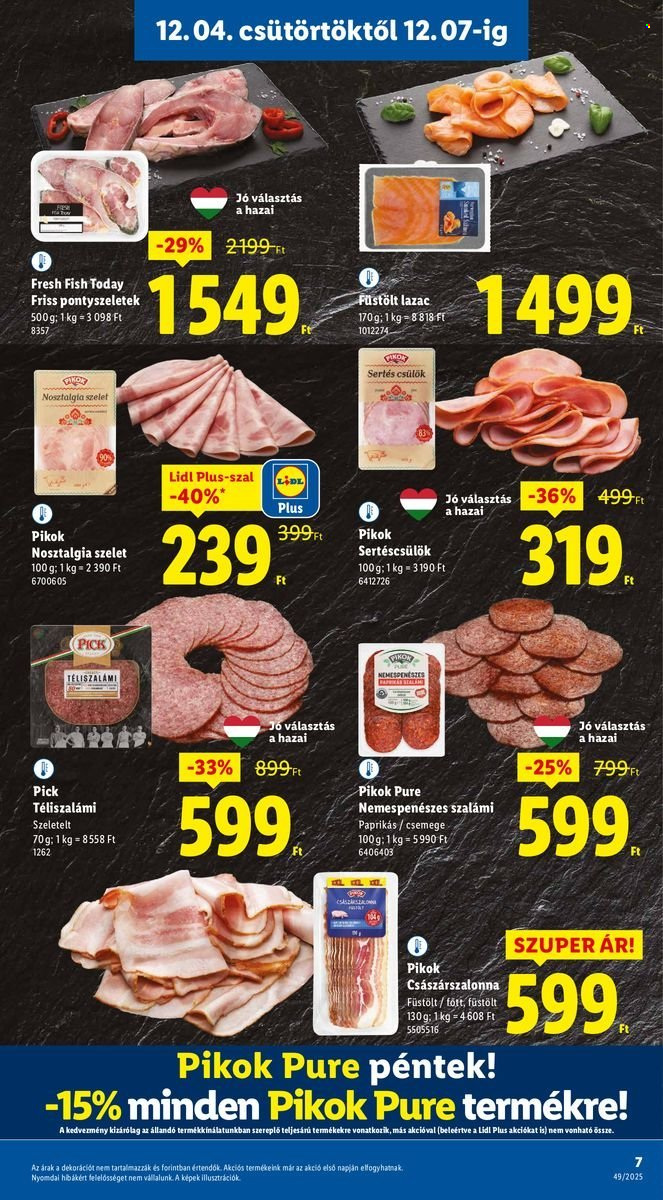 Lidl akciós újságok - 2025.12.04 - 2025.12.10. Oldal 7