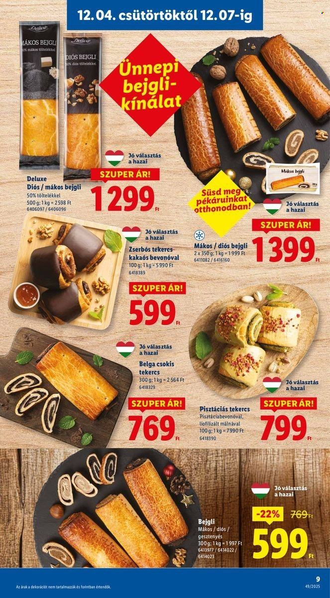 Lidl akciós újságok - 2025.12.04 - 2025.12.10. Oldal 9