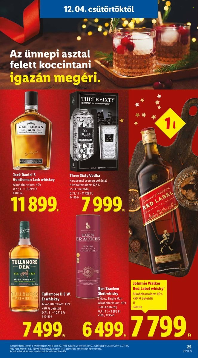 Lidl akciós újságok - 2025.12.04 - 2025.12.10. Oldal 25