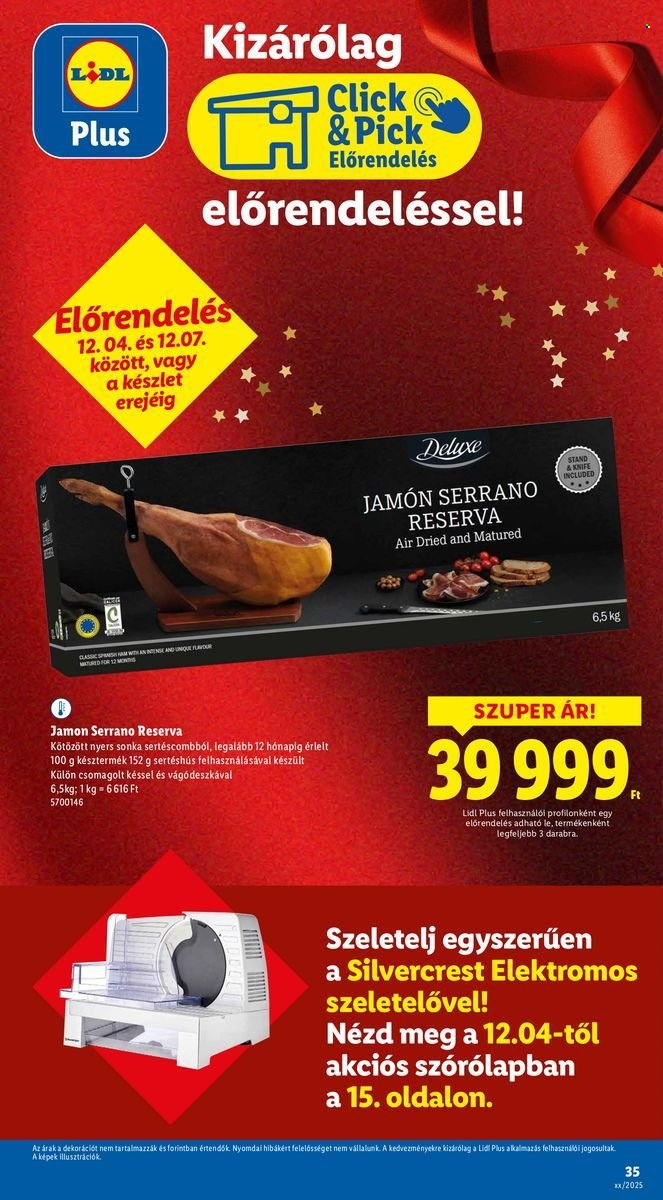 Lidl akciós újságok - 2025.12.04 - 2025.12.10. Oldal 35