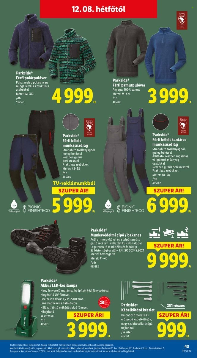 Lidl akciós újságok - 2025.12.04 - 2025.12.10. Oldal 43