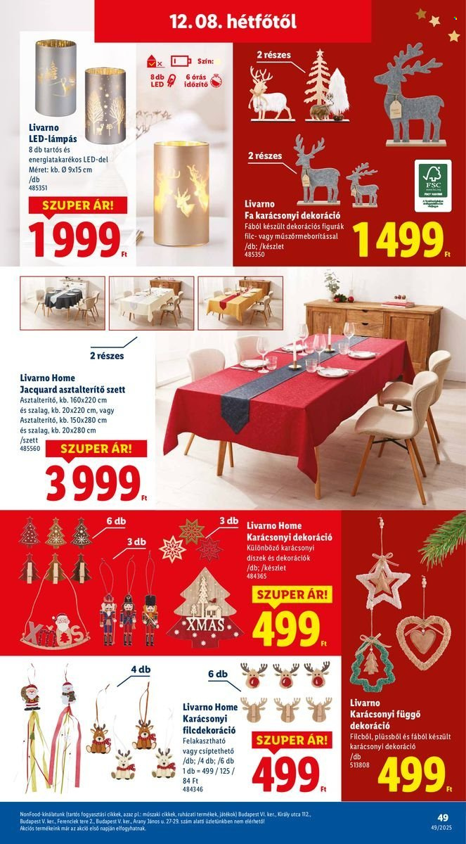 Lidl akciós újságok - 2025.12.04 - 2025.12.10. Oldal 49