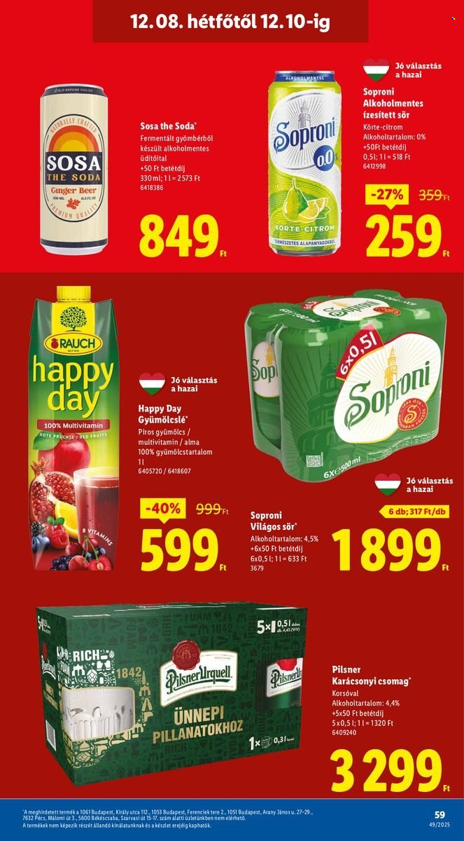 Lidl akciós újságok - 2025.12.04 - 2025.12.10. Oldal 59