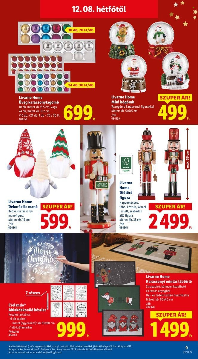 Lidl akciós újságok - 2025.12.04 - 2025.12.10. Oldal 9