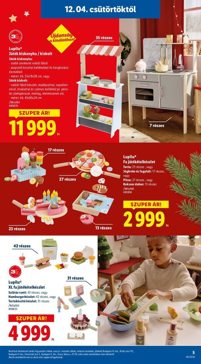Lidl akciós újságok - 2025.12.04 - 2025.12.19. Oldal 5