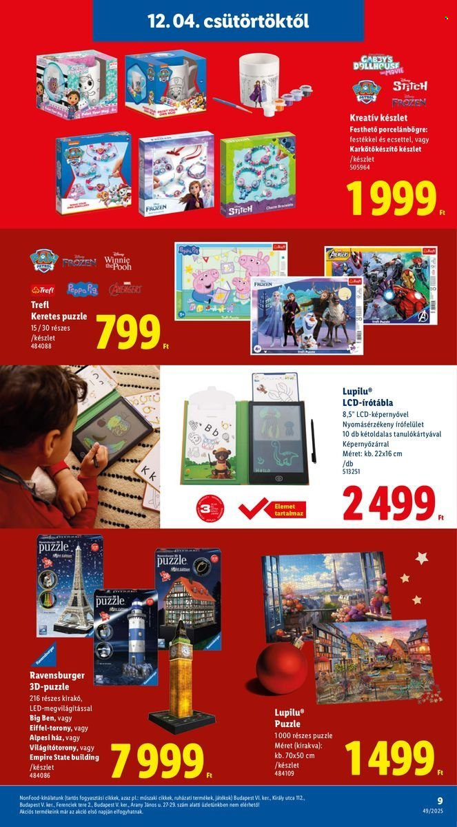 Lidl akciós újságok - 2025.12.04 - 2025.12.19. Oldal 9