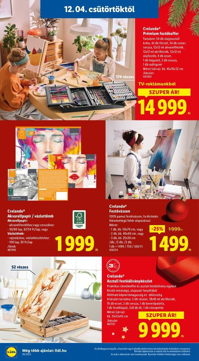 Lidl akciós újságok - 2025.12.04 - 2025.12.19. Oldal 12