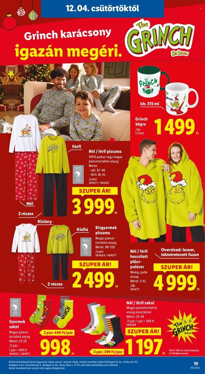 Lidl akciós újságok - 2025.12.04 - 2025.12.19. Oldal 19