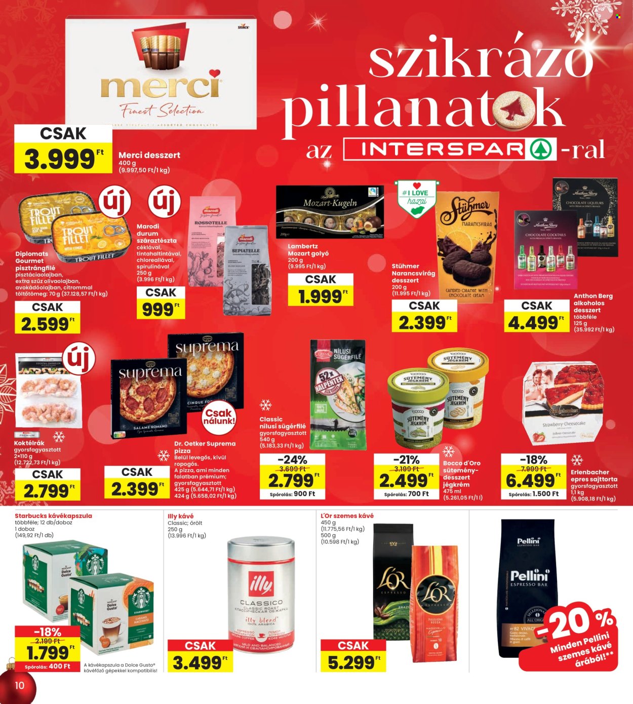 INTERSPAR akciós újságok - 2025.12.04 - 2025.12.10. Oldal 10