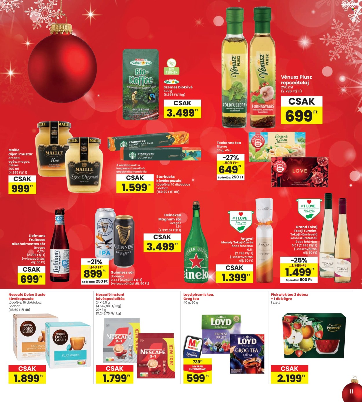 INTERSPAR akciós újságok - 2025.12.04 - 2025.12.10. Oldal 11