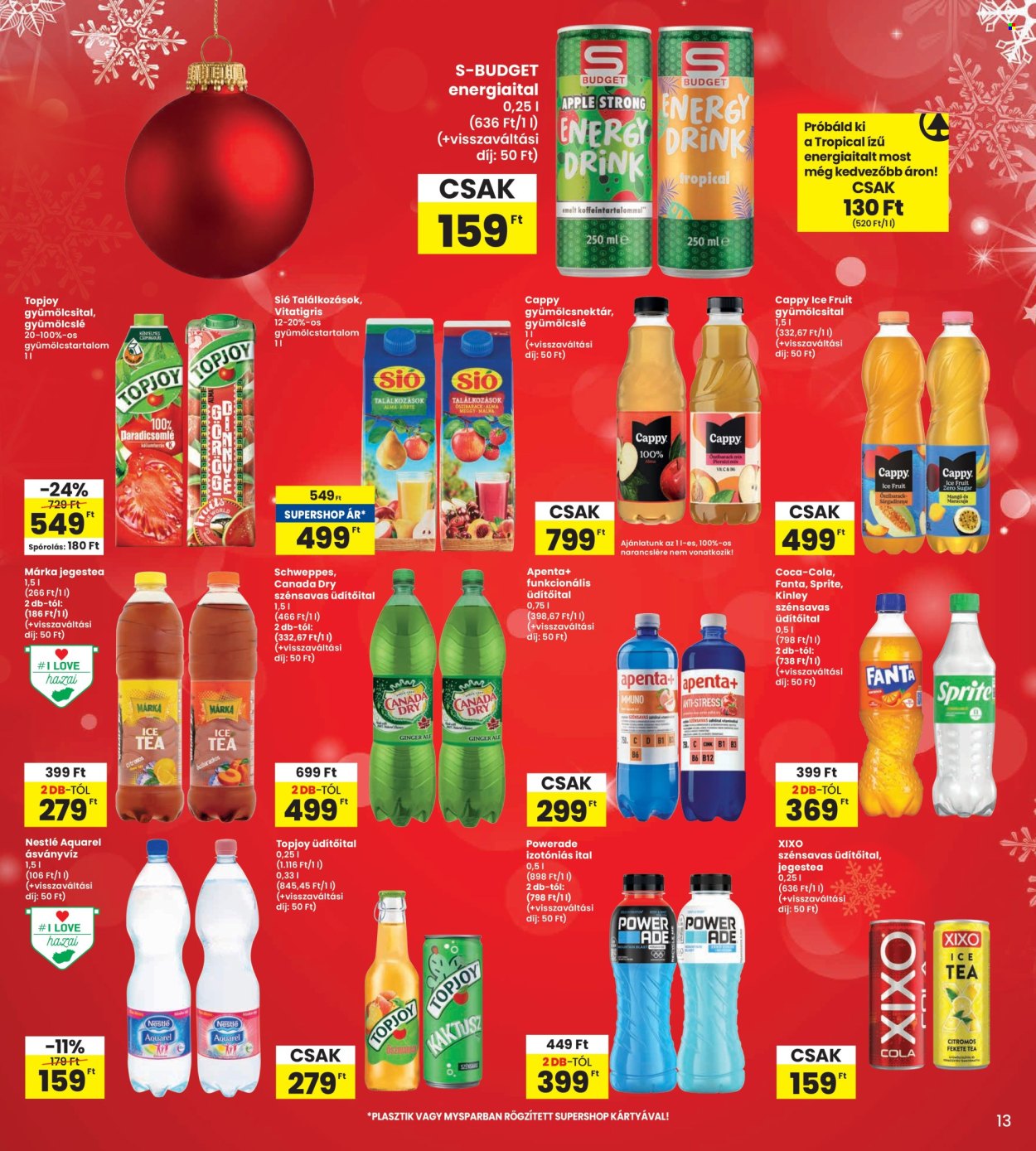 INTERSPAR akciós újságok - 2025.12.04 - 2025.12.10. Oldal 13