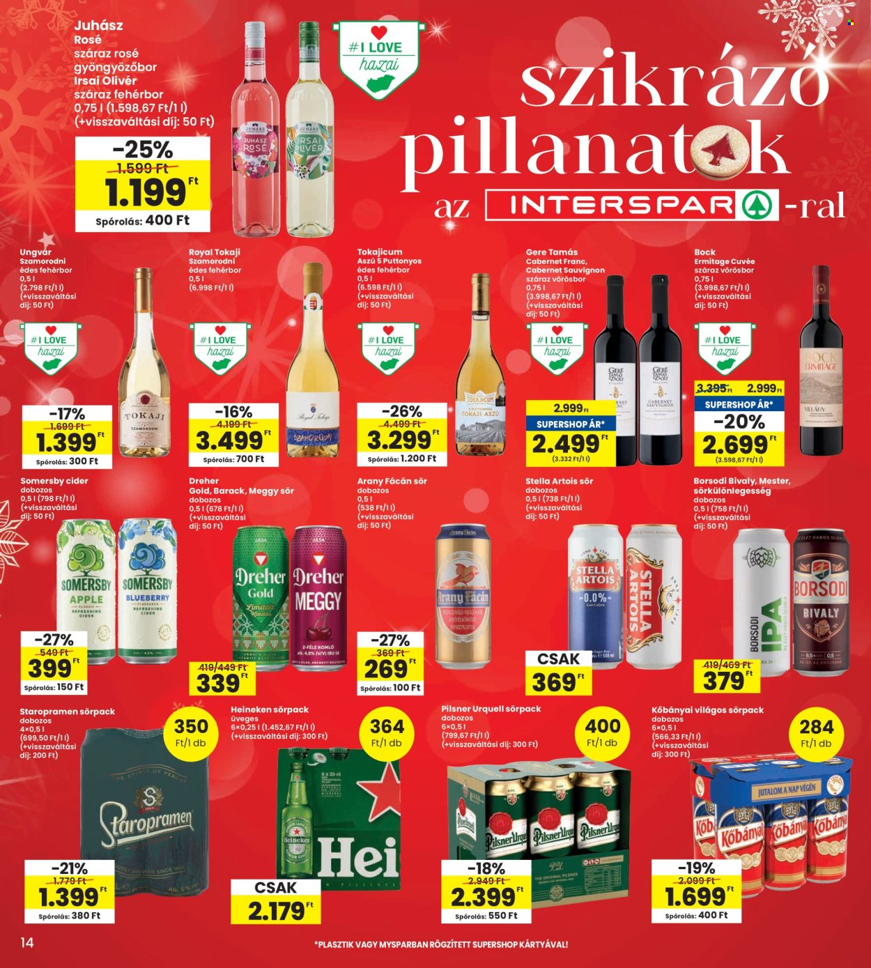 INTERSPAR akciós újságok - 2025.12.04 - 2025.12.10. Oldal 14