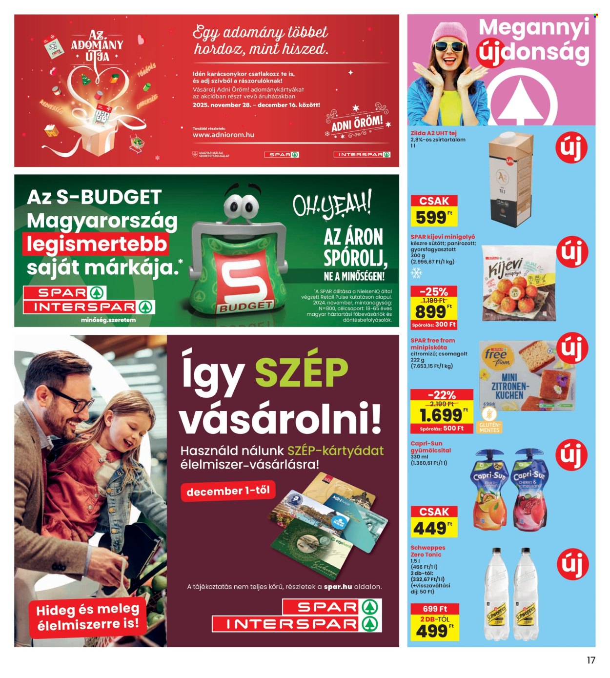INTERSPAR akciós újságok - 2025.12.04 - 2025.12.10. Oldal 17