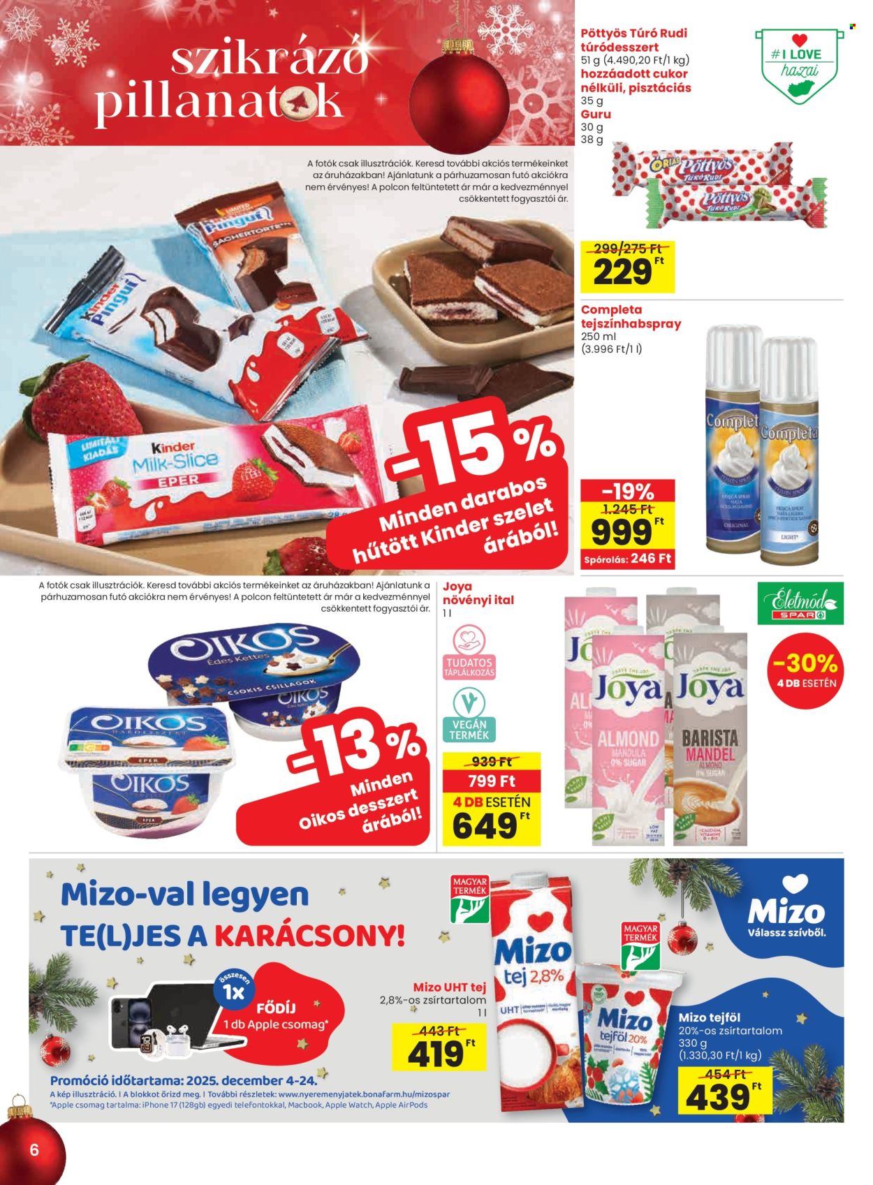 SPAR akciós újságok - 2025.12.04 - 2025.12.10. Oldal 6