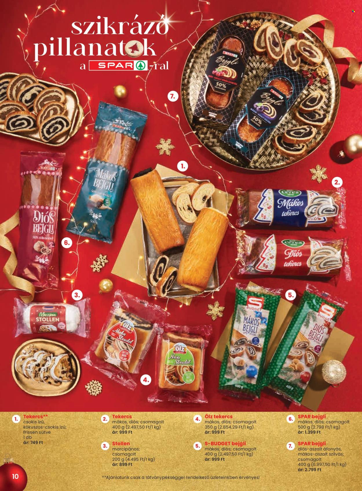 SPAR akciós újságok - 2025.12.04 - 2025.12.10. Oldal 10